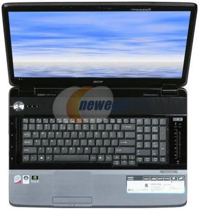 Alt view image 4 of 6 - Acer Laptop Aspire Intel Core 2 Duo T6500 4GB Memory 250GB HDD NVIDIA GeForce 9600M GT 18.4" Windows Vista Home Premium 64-bit AS8730G-6681