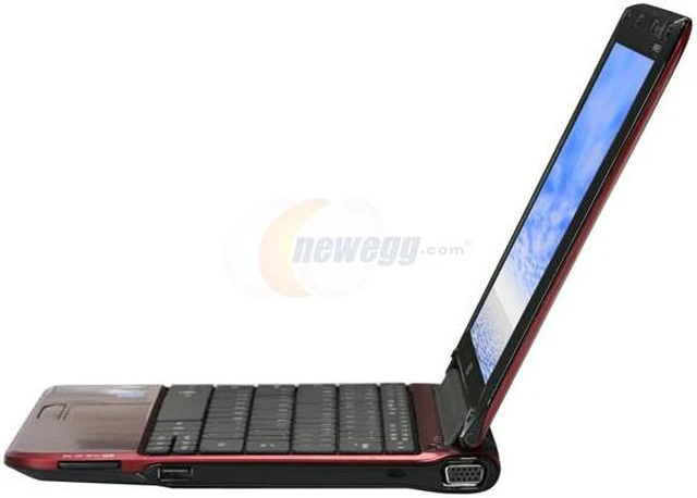 Alt view image 3 of 8 - Acer Aspire One AO751h-1259 Red Intel Atom Z520 11.6" WXGA 2GB Memory 250GB HDD Netbook