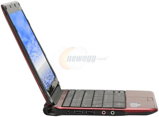 Alt view image 4 of 8 - Acer Aspire One AO751h-1259 Red Intel Atom Z520 11.6" WXGA 2GB Memory 250GB HDD Netbook