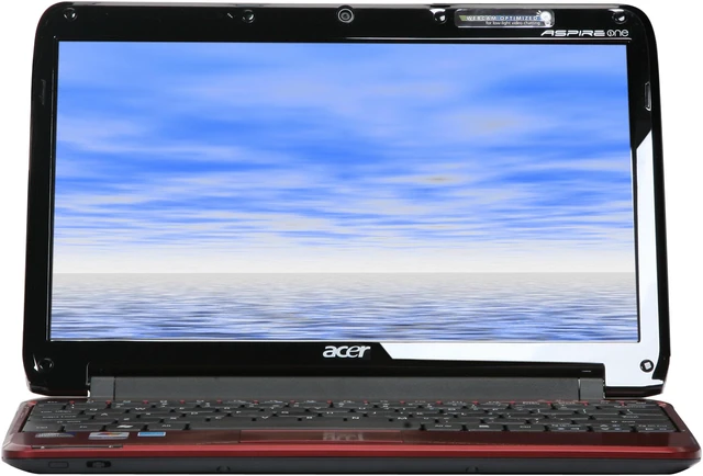 Alt view image 5 of 8 - Acer Aspire One AO751h-1259 Red Intel Atom Z520 11.6" WXGA 2GB Memory 250GB HDD Netbook