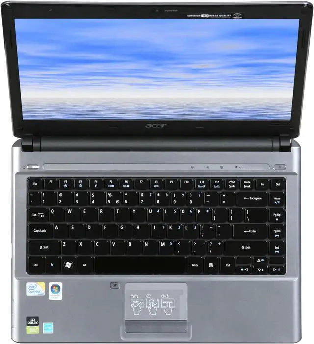 Alt view image 6 of 8 - Acer Laptop Aspire Timeline Intel Core 2 Solo ULV SU3500 4GB Memory 320GB HDD Intel GMA 4500MHD 14.0" Windows Vista Home Premium AS4810T-8480