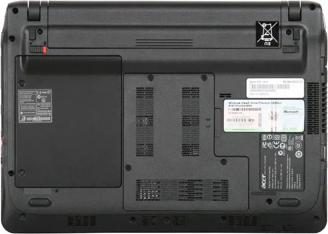 Alt view image 7 of 8 - Acer Laptop Aspire Intel Core 2 Solo ULV SU3500 2GB Memory 250GB HDD Intel GMA 4500MHD 11.6" Windows Vista Home Premium AS1410-8414