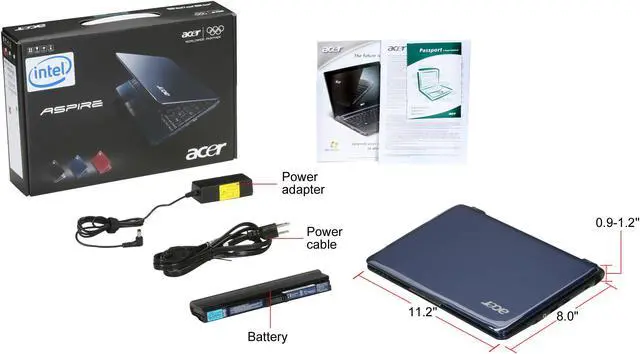 Alt view image 8 of 8 - Acer Laptop Aspire Intel Core 2 Solo ULV SU3500 2GB Memory 250GB HDD Intel GMA 4500MHD 11.6" Windows Vista Home Premium AS1410-8414