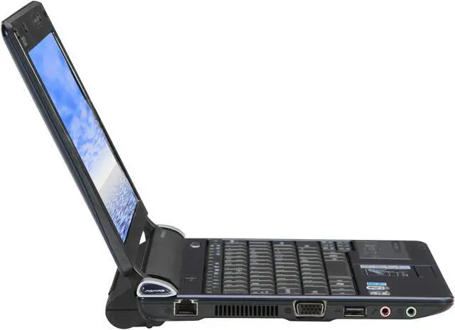 Alt view image 5 of 8 - Acer Aspire One AOD250-1197 Sapphire Blue Intel Atom N270(1.60 GHz) 10.1" WSVGA 1GB Memory 250GB HDD Netbook