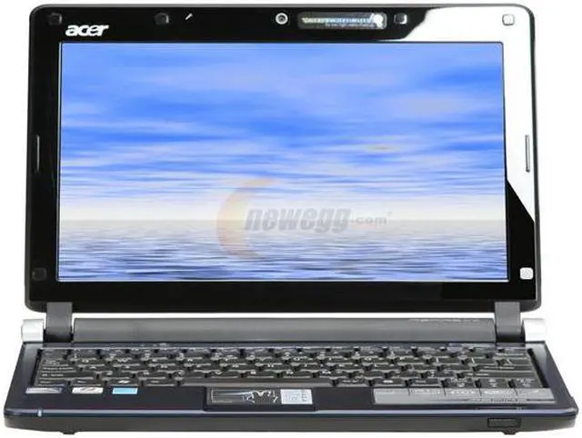 Alt view image 4 of 8 - Acer Aspire One AOD250-1197 Sapphire Blue Intel Atom N270(1.60 GHz) 10.1" WSVGA 1GB Memory 250GB HDD Netbook