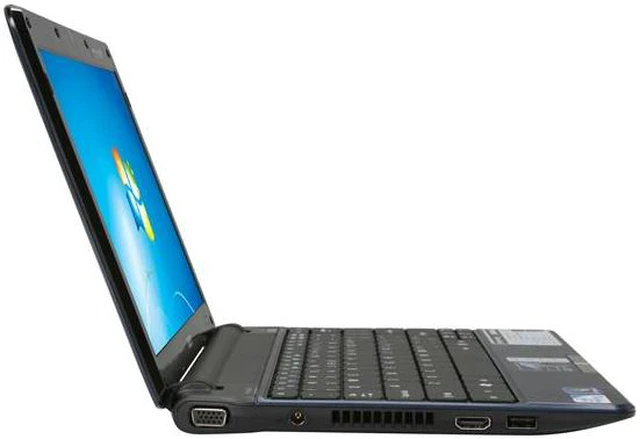 Alt view image 4 of 8 - Acer Aspire Timeline 11.6" Intel Pentium SU4100 3GB Memory DDR2 667 Windows 7 Home Premium 64-bit AS1810TZ-4174