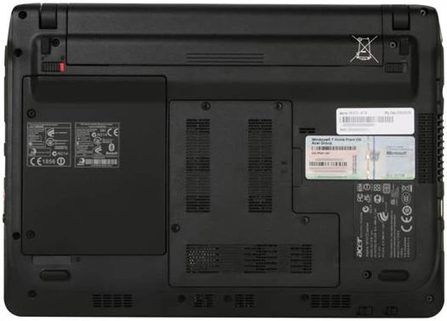 Alt view image 7 of 8 - Acer Aspire Timeline 11.6" Intel Pentium SU4100 3GB Memory DDR2 667 Windows 7 Home Premium 64-bit AS1810TZ-4174