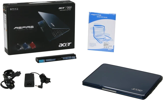 Alt view image 8 of 8 - Acer Aspire Timeline 11.6" Intel Pentium SU4100 3GB Memory DDR2 667 Windows 7 Home Premium 64-bit AS1810TZ-4174