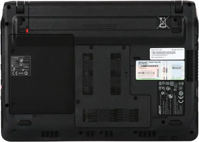 Alt view image 7 of 8 - Acer Aspire AS1410-2801 Sapphire Blue Intel Celeron SU2300(1.2 GHz) 11.6" 2GB Memory 160GB HDD Netbook