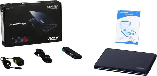 Alt view image 8 of 8 - Acer Aspire AS1410-2801 Sapphire Blue Intel Celeron SU2300(1.2 GHz) 11.6" 2GB Memory 160GB HDD Netbook