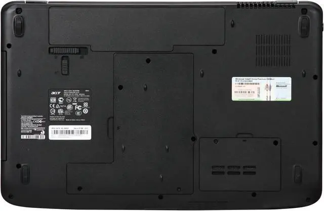 Alt view image 7 of 8 - Acer Laptop Aspire Intel Pentium T4200 4GB Memory 250GB HDD Intel GMA 4500M 15.6" Windows Vista Home Premium 64-bit AS5738Z-4372