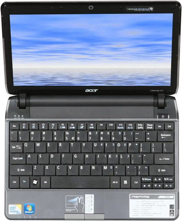 Alt view image 6 of 8 - Acer Laptop Aspire Timeline Intel Core 2 Duo SU7300 4GB Memory 320GB HDD Intel GMA 4500MHD 11.6" Windows 7 Home Premium 64-bit AS1810T-8638