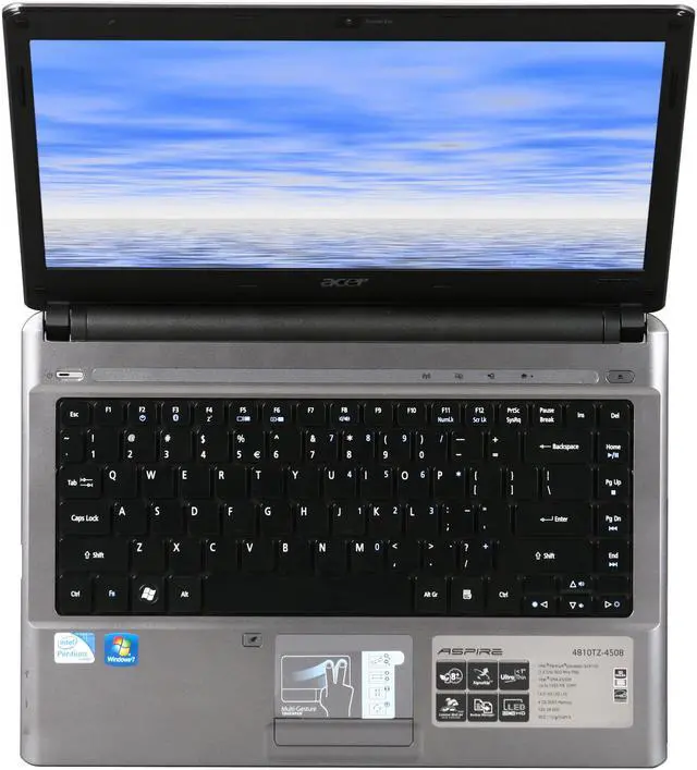 Alt view image 6 of 8 - Acer Laptop Aspire Timeline Intel Pentium SU4100 4GB Memory 320GB HDD Intel GMA 4500MHD 14.0" Windows 7 Home Premium 64-bit AS4810TZ-4508