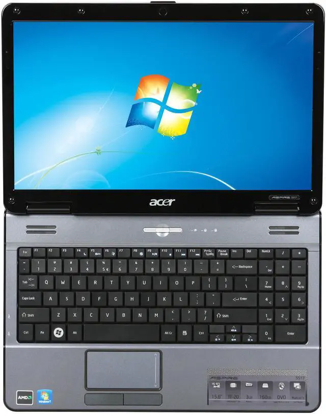 Alt view image 6 of 8 - Acer Laptop Aspire AMD Athlon 64 TF-20 3GB Memory 160GB HDD ATI Radeon HD 3200 15.6" Windows 7 Home Premium 64-bit AS5517-5671