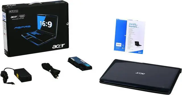 Alt view image 8 of 8 - Acer Laptop Aspire Intel Core 2 Duo T6600 4GB Memory 320GB HDD NVIDIA GeForce GT 130M 15.6" Windows 7 Home Premium 64-bit AS5739G-6959