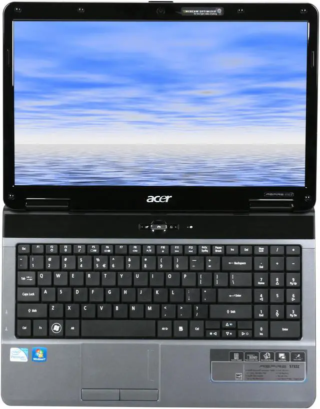 Alt view image 6 of 8 - Acer Laptop Aspire Intel Pentium T4300 2GB Memory 160GB HDD Intel GMA 4500M 15.6" Windows 7 Home Premium 64-bit AS5732Z-4510