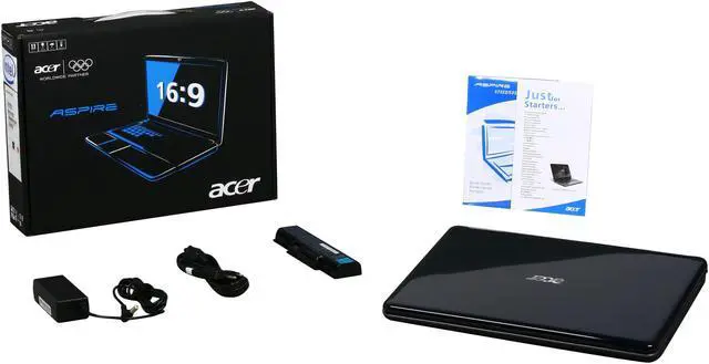 Alt view image 8 of 8 - Acer Laptop Aspire Intel Pentium T4300 2GB Memory 160GB HDD Intel GMA 4500M 15.6" Windows 7 Home Premium 64-bit AS5732Z-4510