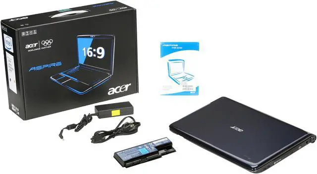 Alt view image 8 of 8 - Acer Laptop Aspire Intel Core 2 Duo T6600 4GB Memory 320GB HDD NVIDIA GeForce GT 130M 17.3" Windows 7 Home Premium 64-bit AS7738G-6006