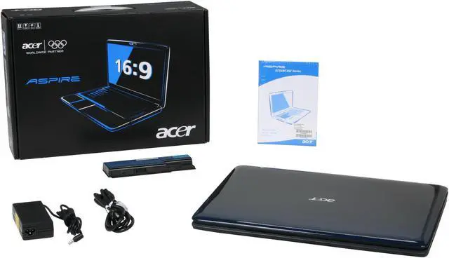 Alt view image 8 of 8 - Acer Laptop Aspire Intel Core 2 Duo T6600 4GB Memory 500GB HDD NVIDIA GeForce GT 240M 18.4" Windows 7 Home Premium 64-bit AS8735G-6502