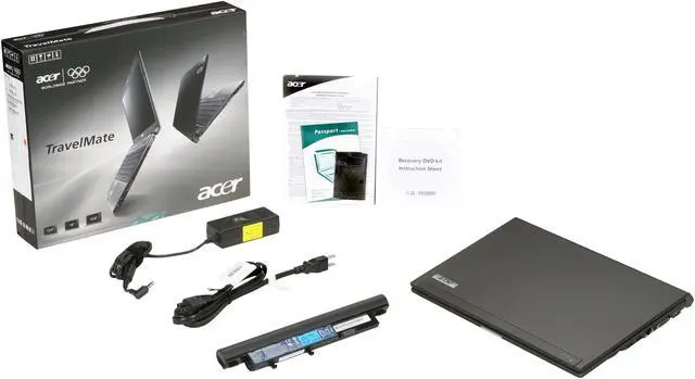 Alt view image 8 of 8 - Acer Laptop TravelMate Timeline Intel Core 2 Duo SU9400 4GB Memory 320GB HDD Intel GMA 4500MHD 13.3" Windows 7 Professional 32-bit (including a downgrade right to Windows  XP Professional) TM8371-6457