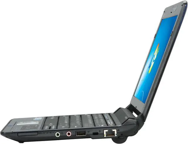 Alt view image 2 of 8 - Acer Aspire One AO532h-2588 Onyx Blue Intel Atom N450(1.66 GHz) 10.1" WSVGA 1GB Memory 160GB HDD Netbook