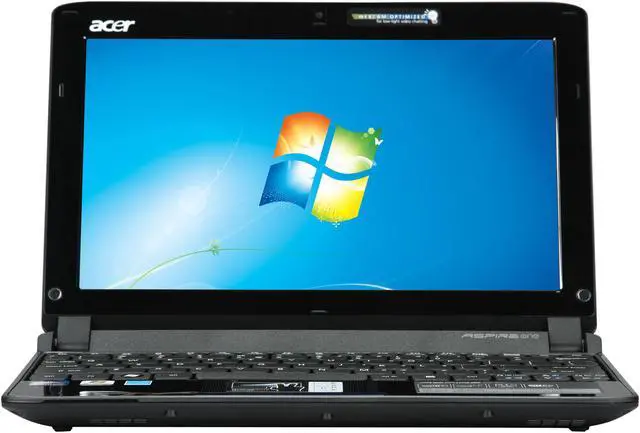Alt view image 5 of 8 - Acer Aspire One AO532h-2588 Onyx Blue Intel Atom N450(1.66 GHz) 10.1" WSVGA 1GB Memory 160GB HDD Netbook