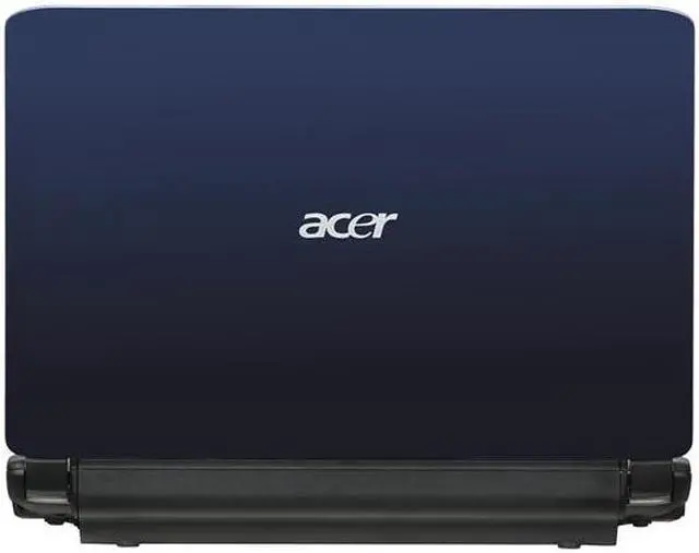 Alt view image 3 of 8 - Acer Aspire One AO532h-2588 Onyx Blue Intel Atom N450(1.66 GHz) 10.1" WSVGA 1GB Memory 160GB HDD Netbook