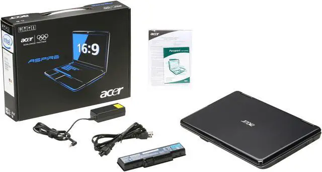 Alt view image 8 of 8 - Acer Laptop Aspire Intel Pentium T4400 4GB Memory 250GB HDD Intel GMA 4500M 15.6" Windows 7 Home Premium 64-bit AS5732Z-4598