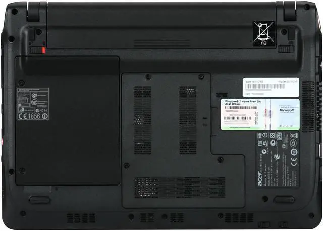 Alt view image 7 of 8 - Acer Aspire AS1410-2920 Diamond Black Intel Celeron SU2300(1.2 GHz) 11.6" 2GB Memory 250GB HDD Netbook