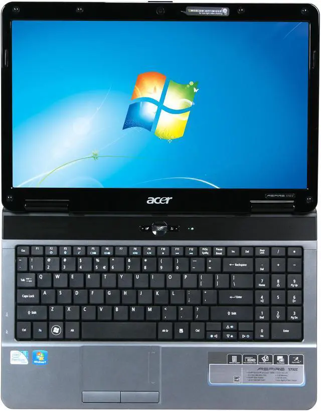 Alt view image 6 of 8 - Acer Laptop Aspire Intel Pentium T4400 3GB Memory 250GB HDD Intel GMA 4500M 15.6" Windows 7 Home Premium 64-bit AS5732Z-4867
