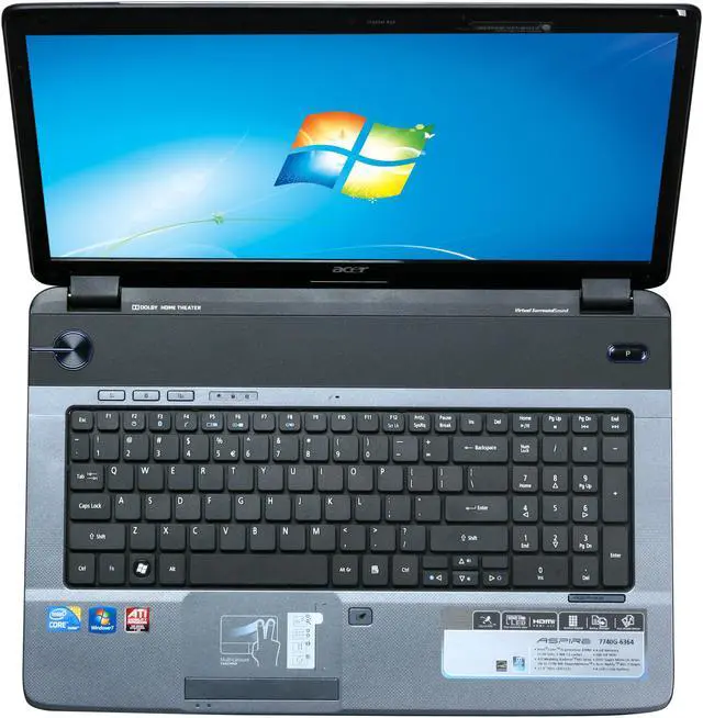 Alt view image 6 of 8 - Acer Laptop Aspire Intel Core i5-430M 4GB Memory 500GB HDD ATI Mobility Radeon HD 5650 17.3" Windows 7 Home Premium 64-bit AS7740G-6364