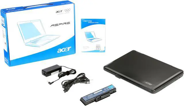 Alt view image 8 of 8 - Acer Laptop Aspire Intel Pentium T4500 4GB Memory 320GB HDD Intel GMA 4500M 15.6" Windows 7 Home Premium 64-bit AS5734Z-4512