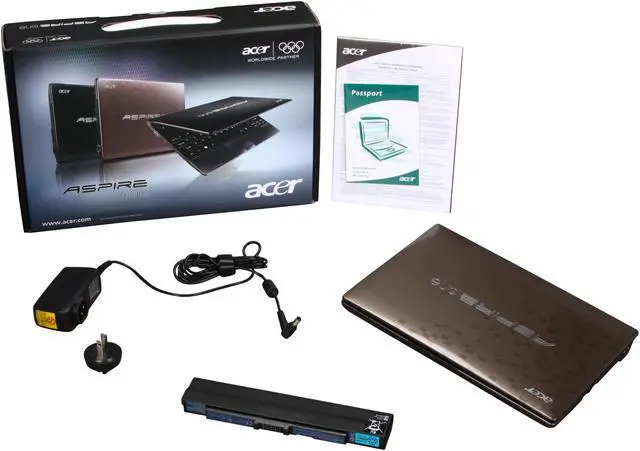 Alt view image 8 of 8 - Acer Aspire One AO521-3782 Antique Brass AMD Athlon II Neo K125(1.70 GHz) 10.1" WSVGA 1GB Memory 250GB HDD Netbook