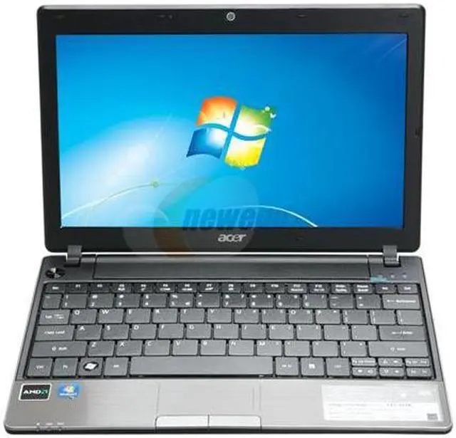 Alt view image 3 of 8 - Acer Aspire One AO721-3574 Mesh Black AMD Athlon II Neo K125(1.70 GHz) 11.6" 2GB Memory 250GB HDD Netbook