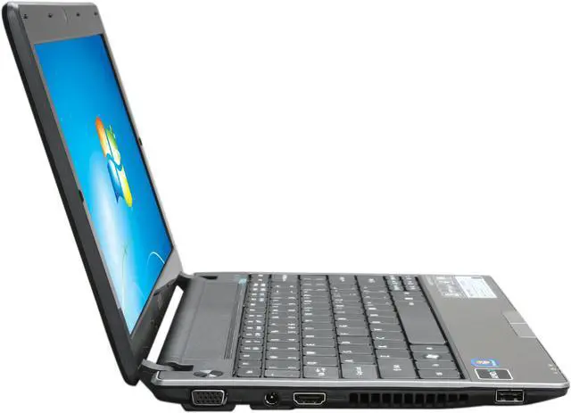 Alt view image 4 of 8 - Acer Aspire One AO721-3574 Mesh Black AMD Athlon II Neo K125(1.70 GHz) 11.6" 2GB Memory 250GB HDD Netbook