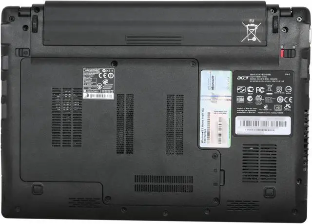 Alt view image 7 of 8 - Acer Aspire TimelineX AS1830T-3927 Black Intel Core i3 330UM(1.20 GHz) 11.6" 3GB Memory 320GB HDD Netbook
