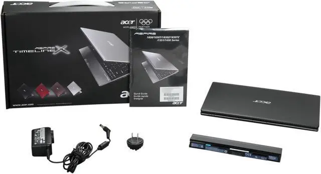 Alt view image 8 of 8 - Acer Aspire TimelineX AS1830T-3927 Black Intel Core i3 330UM(1.20 GHz) 11.6" 3GB Memory 320GB HDD Netbook