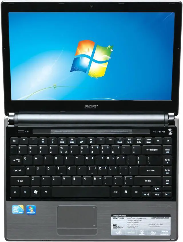 Alt view image 6 of 8 - Acer Laptop Aspire TimelineX Intel Core i3-350M 4GB Memory 320GB HDD Intel HD Graphics 13.3" Windows 7 Home Premium 64-bit AS3820T-5246