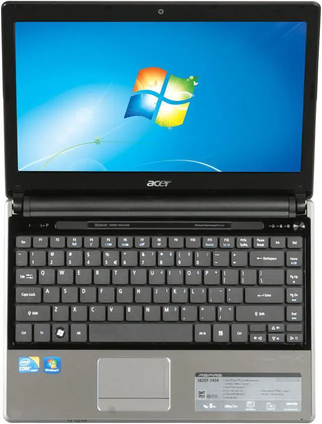 Alt view image 6 of 8 - Acer Laptop Aspire TimelineX Intel Core i3-370M 4GB Memory 320GB HDD Intel HD Graphics 13.3" Windows 7 Home Premium 64-bit AS3820T-7459