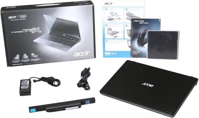 Alt view image 8 of 8 - Acer Laptop Aspire TimelineX Intel Core i3-370M 4GB Memory 320GB HDD Intel HD Graphics 14.0" Windows 7 Home Premium 64-bit AS4820T-7633
