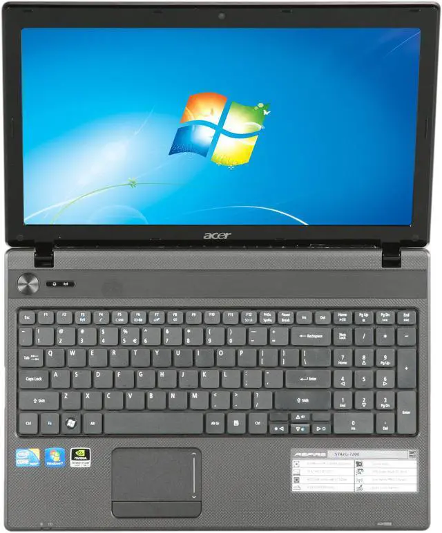 Alt view image 6 of 8 - Acer Laptop Aspire Intel Core i5-460M 4GB Memory 500GB HDD NVIDIA GeForce GT 420M 15.6" Windows 7 Home Premium 64-bit AS5742G-7200