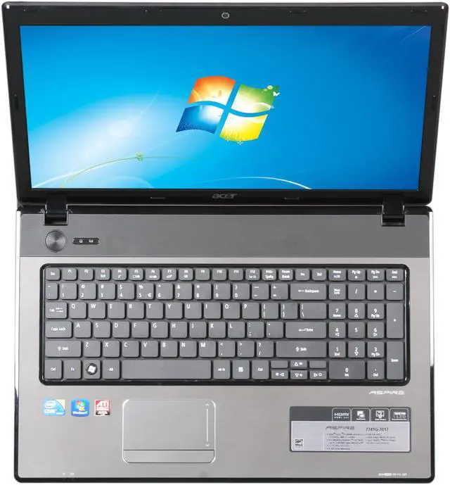 Alt view image 6 of 8 - Acer Laptop Aspire Intel Core i5-460M 4GB Memory 500GB HDD ATI Mobility Radeon HD 5650 17.3" Windows 7 Home Premium 64-bit AS7741G-7017