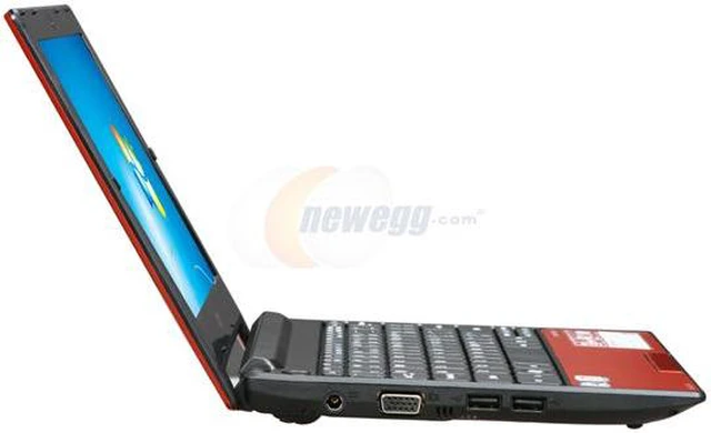 Alt view image 4 of 5 - Acer Aspire One AOD255-1134 Ruby Red Intel Atom N550(1.50 GHz) 10.1" WSVGA 1GB Memory 250GB HDD Netbook