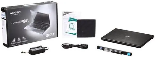 Alt view image 8 of 8 - Acer Laptop Aspire TimelineX Intel Core i3-380M 4GB Memory 640GB HDD Intel HD Graphics 14.0" Windows 7 Home Premium 64-bit AS4820T-6645