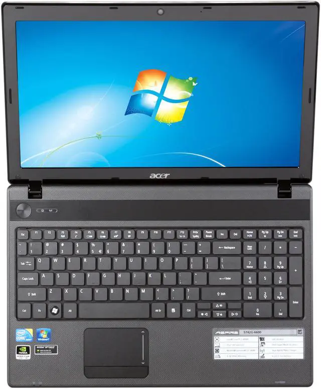 Alt view image 6 of 8 - Acer Aspire 15.6" Intel Core i5-480M 4GB Memory Windows 7 Home Premium 64-bit LX.RB902.090