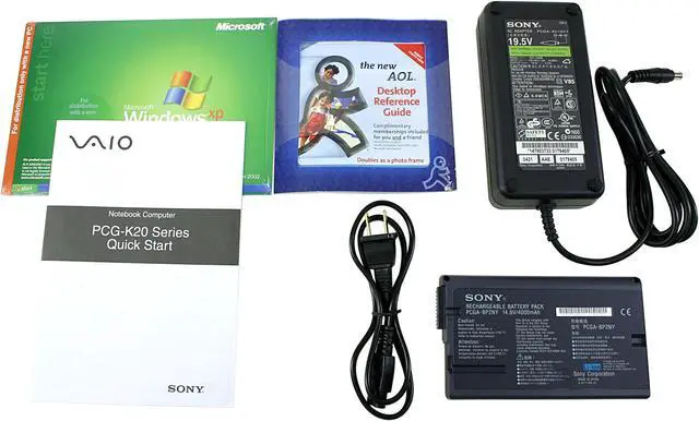 Alt view image 9 of 9 - SONY Laptop VAIO 2.80GHz 512MB Memory 60GB HDD ATI Mobility Radeon 15.4" Windows XP Home K23