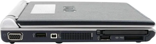 Alt view image 5 of 11 - SONY Laptop VAIO 1.10GHz 512MB Memory 40GB HDD Intel Extreme Graphics 2 10.6" Windows XP Professional VGN-T140P/L