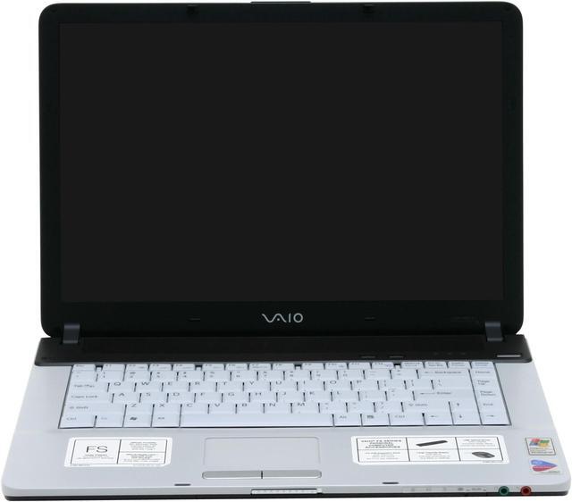 Alt view image 2 of 12 - SONY Laptop VAIO FS Series Intel Pentium M 730 512MB Memory 80GB HDD Intel GMA 900 15.4" Windows XP Home VGN-FS640/W