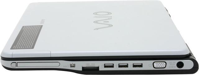 Alt view image 8 of 12 - SONY Laptop VAIO FS Series Intel Pentium M 730 512MB Memory 80GB HDD Intel GMA 900 15.4" Windows XP Home VGN-FS640/W