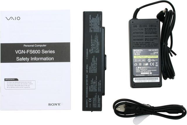 Alt view image 11 of 12 - SONY Laptop VAIO FS Series Intel Pentium M 730 512MB Memory 80GB HDD Intel GMA 900 15.4" Windows XP Home VGN-FS640/W